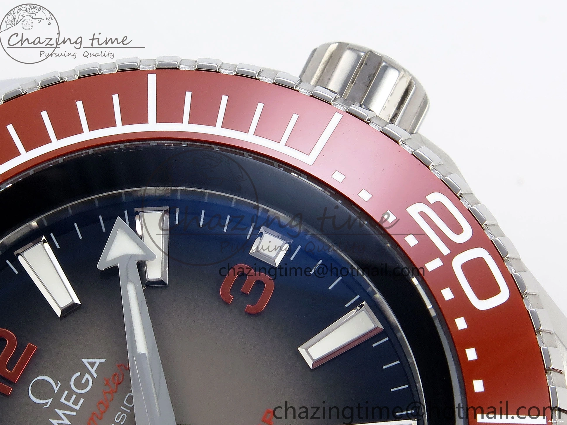 0313 Premium SEAMASTER PLANET OCEAN 6000M ULTRA DEEP 45.5MM SS TF 1:1 BEST EDITION GRAY DIAL ORANGE BEZEL ON RUBBER STRAP A 7761